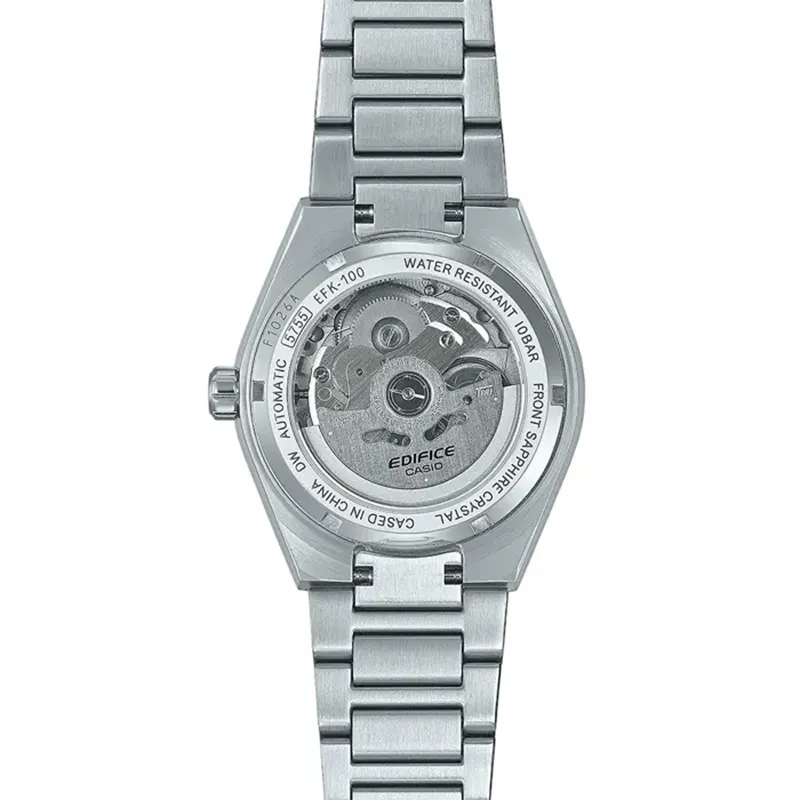Casio Edifice Automatic White Carbon Dial Men's Watch- EFK-100CD-1A